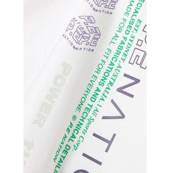 P.E NATION Cropped cutout printed stretch-jersey top XXL - Picture 4 of 7